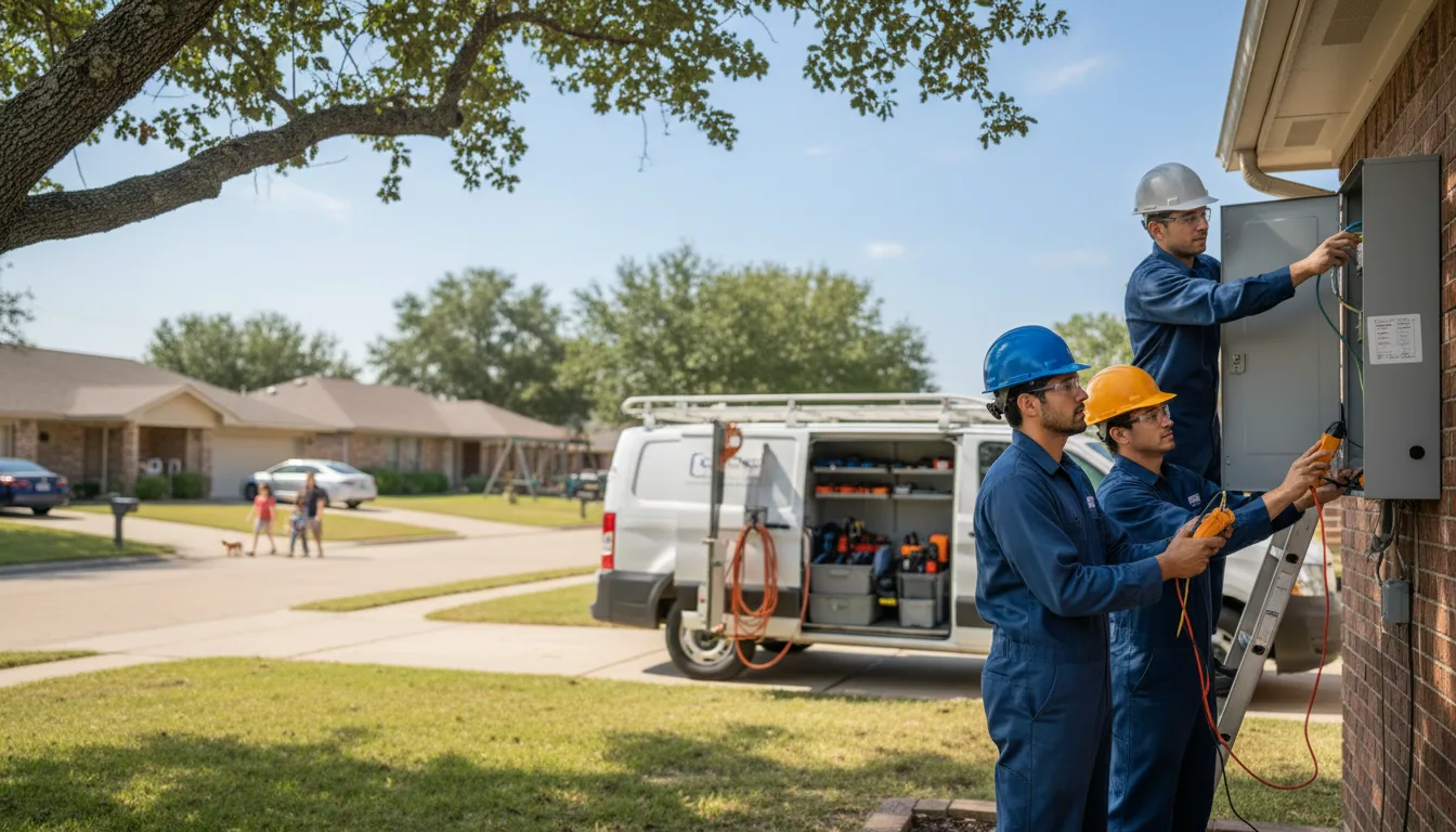 Certified electrician providing emergency electrical services in Hermitage, MO